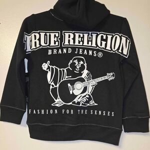 True Religion Kids Zip-Up Hoodie – Size Medium (Brand New with Tags)